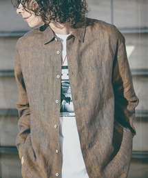 【LUXE Linen Solaro】長袖 リネンシャツ
