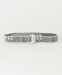 J.LINDEBERG（ジェイリンドバーグ）の「【J.LINDEBERG/GOLF】ウェイビングロゴベルト（ベルト・メンズ）」