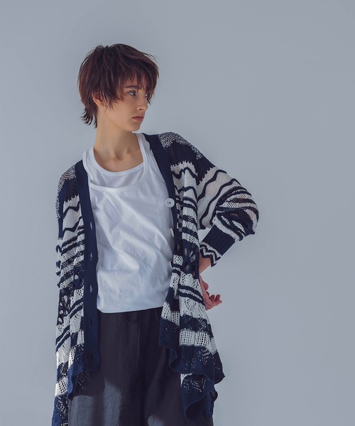 DRESSLAVE（ドレスレイブ）の「cross neck leyered tank(クロスネックレイヤードタンク)（タンクトップ・レディース・ブラック/グレー/ホワイト・38）」の14枚目の写真