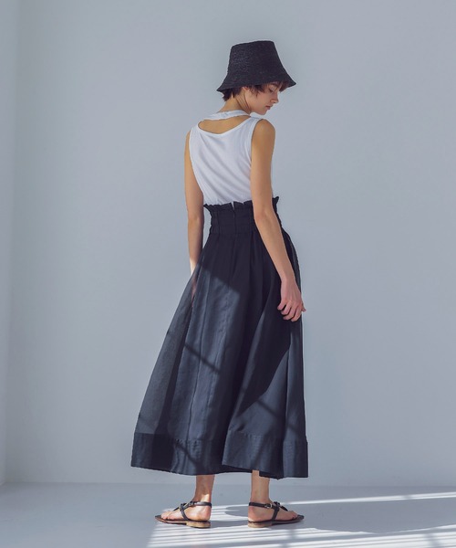 DRESSLAVE（ドレスレイブ）の「cross neck leyered tank(クロスネックレイヤードタンク)（タンクトップ・レディース・ブラック/グレー/ホワイト・38）」の17枚目の写真