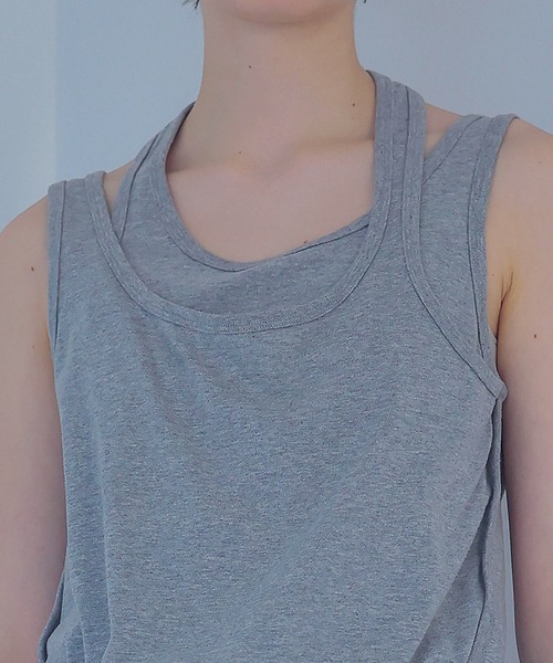 Julius レイヤードドレープタンクトップ LYFT(リフト/タンクトップ)Training Tanktop Lion - Black – LÝFT