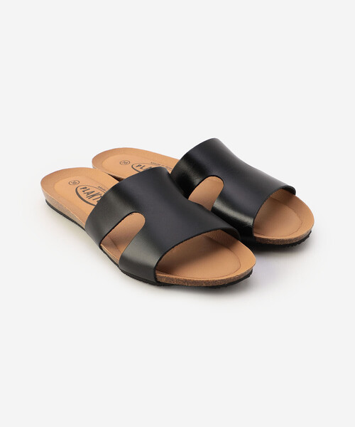 PLAKTON(プラクトン)の「PLAKTON | 〈別注〉レザー フラットサンダル WOMEN(サンダル・レディース・ブラウン/ブラック・38/36/37)」の12枚目の写真