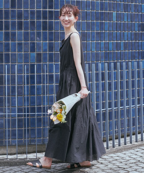 PLAKTON(プラクトン)の「PLAKTON | 〈別注〉レザー フラットサンダル WOMEN(サンダル・レディース・ブラウン/ブラック・38/36/37)」の5枚目の写真