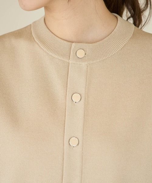 ROPE' PICNIC(ロペピクニック)の「ニットベストカーディガン(ベスト・レディース・ブルー系その他4/ベージュ/ブラック・38)」の8枚目の写真