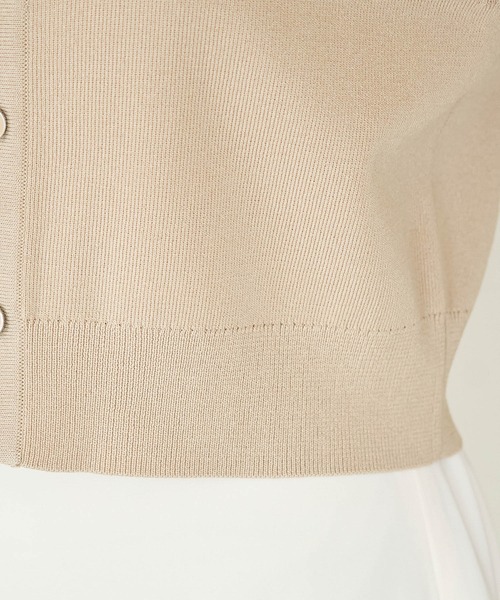 ROPE' PICNIC(ロペピクニック)の「ニットベストカーディガン(ベスト・レディース・ブルー系その他4/ベージュ/ブラック・38)」の10枚目の写真