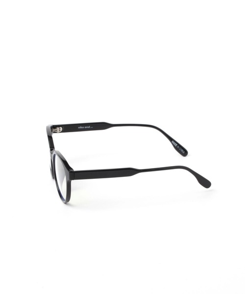 niko and...（ニコアンド）の「オリジナルPCレンズBIGウェリントン伊達メガネ（メガネ・レディース・ブラック/ブラウン・FREE）」の3枚目の写真