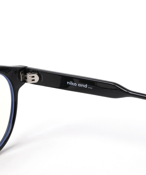 niko and...（ニコアンド）の「オリジナルPCレンズBIGウェリントン伊達メガネ（メガネ・レディース・ブラック/ブラウン・FREE）」の8枚目の写真