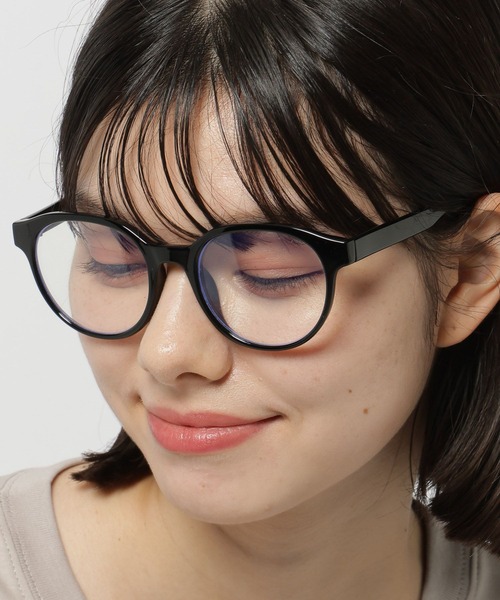 niko and...（ニコアンド）の「オリジナルPCレンズBIGウェリントン伊達メガネ（メガネ・レディース・ブラック/ブラウン・FREE）」の17枚目の写真