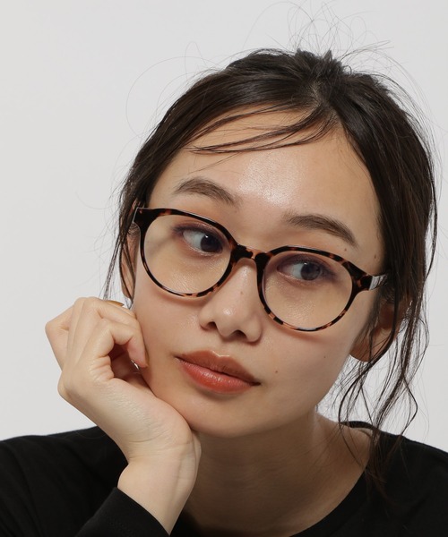 niko and...（ニコアンド）の「オリジナルPCレンズBIGウェリントン伊達メガネ（メガネ・レディース・ブラック/ブラウン・FREE）」の21枚目の写真