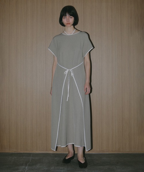 MANOF（マノフ）の「PIPING DESIGN ONE PIECE（ワンピース