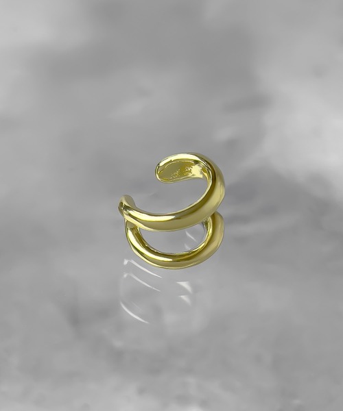 SBG（エスビー）の「SBG ダブルラインイヤーカフ（イヤーカフ・メンズ・ゴールド/シルバー・FREE）」の8枚目の写真