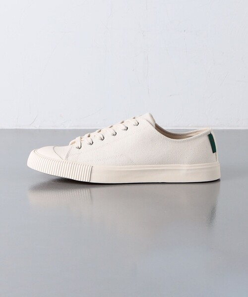 hALON(雑貨)（アーロン）の「＜hALON＞ 6アイレット キャンバス オックスフォード スニーカー（スニーカー・メンズ・ホワイト/オフホワイト・10/9/8/7）」の2枚目の写真