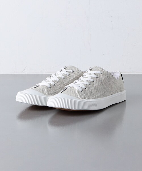 hALON(雑貨)（アーロン）の「＜hALON＞ 6アイレット キャンバス オックスフォード スニーカー（スニーカー・メンズ・ホワイト/オフホワイト・10/9/8/7）」の3枚目の写真