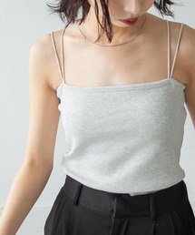 Chillfar（チルファー）の「ダブルストラップカップ付きスクエアキャミソール（キャミソール）」