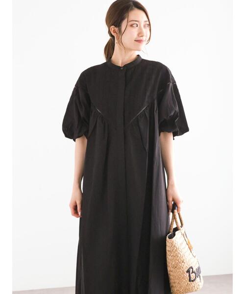 Te chichi（テチチ）の「エンブロイダリーボリュームワンピース（ワンピース・レディース・ブラック/オフホワイト・F）」の21枚目の写真