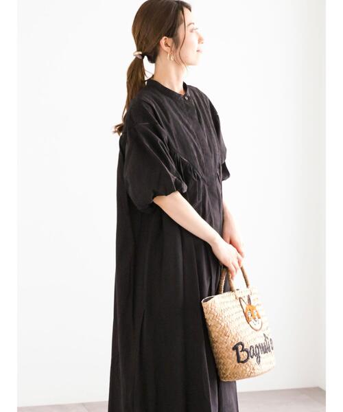 Te chichi（テチチ）の「エンブロイダリーボリュームワンピース（ワンピース・レディース・ブラック/オフホワイト・F）」の22枚目の写真