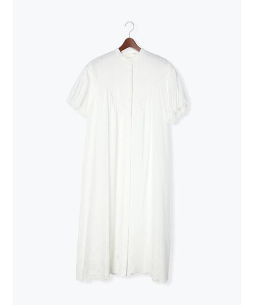 Te chichi（テチチ）の「エンブロイダリーボリュームワンピース（ワンピース・レディース・ブラック/オフホワイト・F）」の9枚目の写真