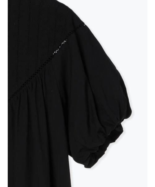 Te chichi（テチチ）の「エンブロイダリーボリュームワンピース（ワンピース・レディース・ブラック/オフホワイト・F）」の3枚目の写真