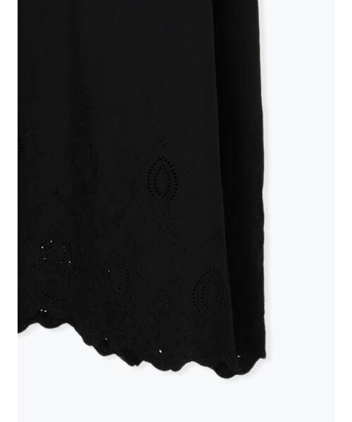 Te chichi（テチチ）の「エンブロイダリーボリュームワンピース（ワンピース・レディース・ブラック/オフホワイト・F）」の4枚目の写真