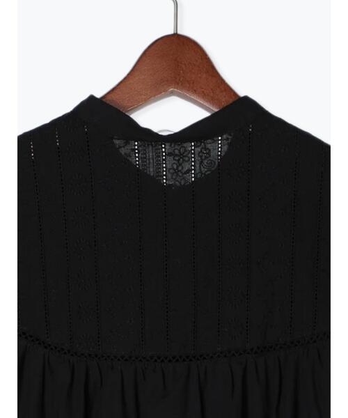 Te chichi（テチチ）の「エンブロイダリーボリュームワンピース（ワンピース・レディース・ブラック/オフホワイト・F）」の5枚目の写真