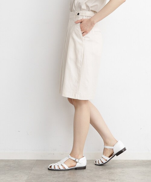 THE SHOP TK (ザ ショップ ティーケー )の「◆【リネン混】大人タックハーフパンツ/洗える(その他パンツ・レディース・ライトベージュ/ブラック・99)」の20枚目の写真