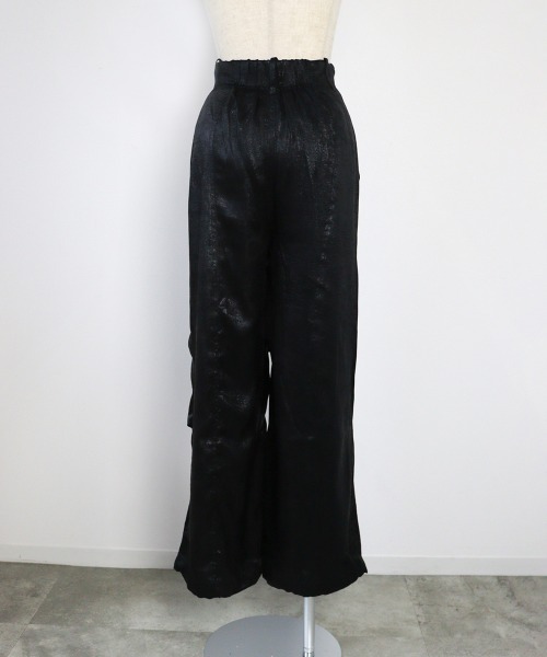 led.tokyo（レッドトウキョウ）の「【led.tokyo】シャイニージョガーパンツ（カーゴパンツ・レディース・ブラック/グレー/ホワイト・FREE）」の5枚目の写真