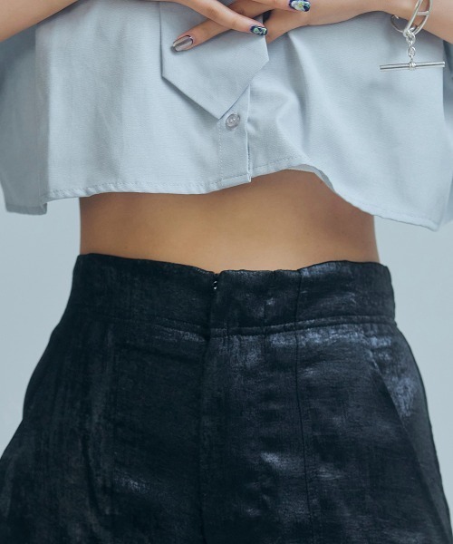 led.tokyo（レッドトウキョウ）の「【led.tokyo】シャイニージョガーパンツ（カーゴパンツ・レディース・ブラック/グレー/ホワイト・FREE）」の19枚目の写真