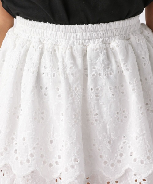 FOREVER 21（フォーエバー トゥエンティーワン）の「【2024SS】レースフリルスカパン（その他パンツ・レディース・ブラック/オフホワイト・FREE）」の15枚目の写真