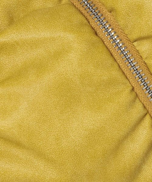 JEANASIS（ジーナシス）の「ZIPギャザームーンBAG/130002（ハンドバッグ・レディース・イエロー/ブラウン/ブラック系その他・FREE）」の9枚目の写真