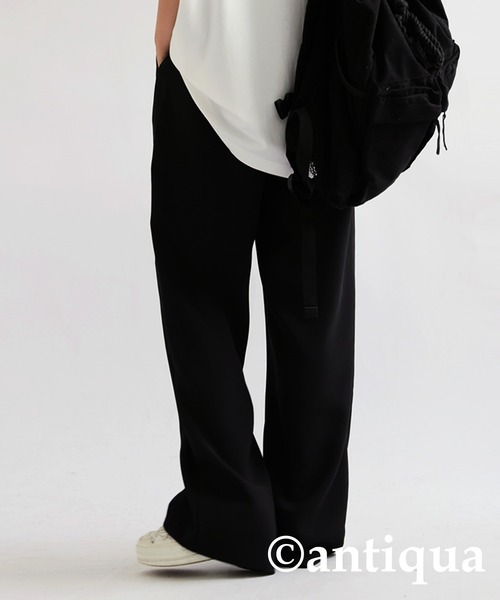 antiqua(アンティカ)の「ストレートパンツ(その他パンツ・レディース・ブラック/オフホワイト・P/R)」の21枚目の写真