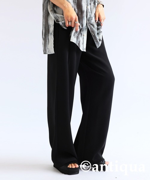 antiqua(アンティカ)の「ストレートパンツ(その他パンツ・レディース・ブラック/オフホワイト・P/R)」の17枚目の写真