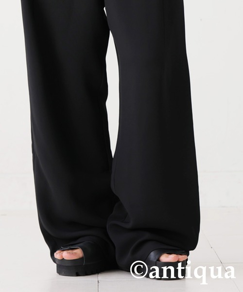 antiqua(アンティカ)の「ストレートパンツ(その他パンツ・レディース・ブラック/オフホワイト・P/R)」の13枚目の写真
