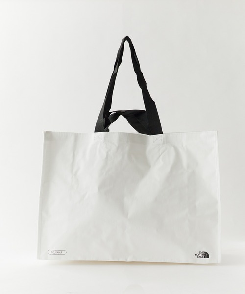 THE NORTH FACE（ザノースフェイス）の「日本未発売 THE NORTH FACE/ザ・ノースフェイス Tarpaulin Eco Bag LARGE エコバッグ（トートバッグ・メンズ・ホワイト・FREE）」の3枚目の写真