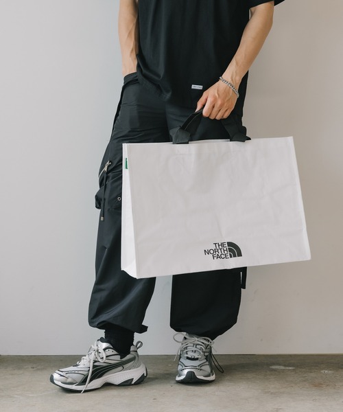 THE NORTH FACE（ザノースフェイス）の「日本未発売 THE NORTH FACE/ザ・ノースフェイス Tarpaulin Eco Bag LARGE エコバッグ（トートバッグ・メンズ・ホワイト・FREE）」の21枚目の写真