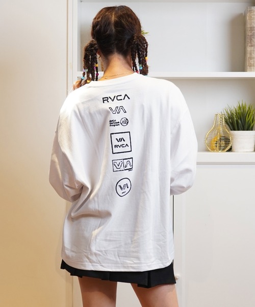 国内配送★RVCA★ルーカ フラワーバックプリント ロンT 楽天市場】RVCA/ルーカ 長袖 Tシャツ ロンT クルーネック バック