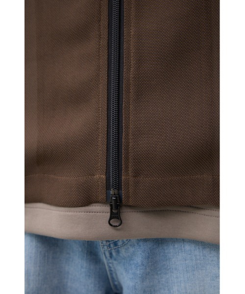 AZUL by moussy（アズールバイマウジー）の「シアーフーディーベスト（ベスト・メンズ・カーキ/グリーン/ブラック・FREE）」の17枚目の写真