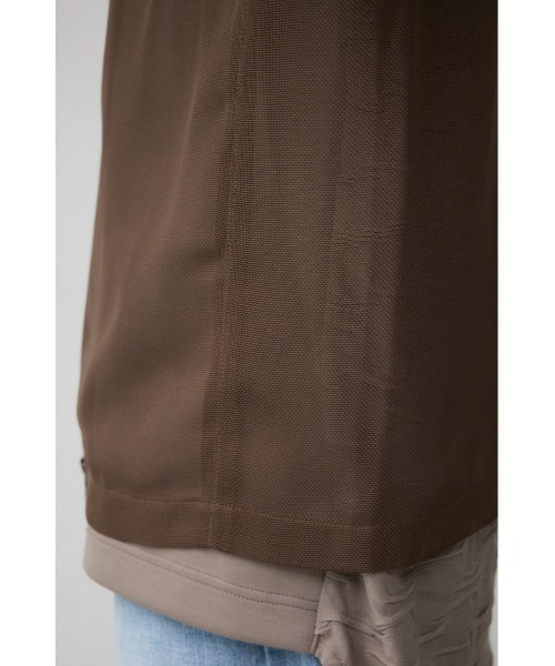 AZUL by moussy（アズールバイマウジー）の「シアーフーディーベスト（ベスト・メンズ・カーキ/グリーン/ブラック・FREE）」の18枚目の写真