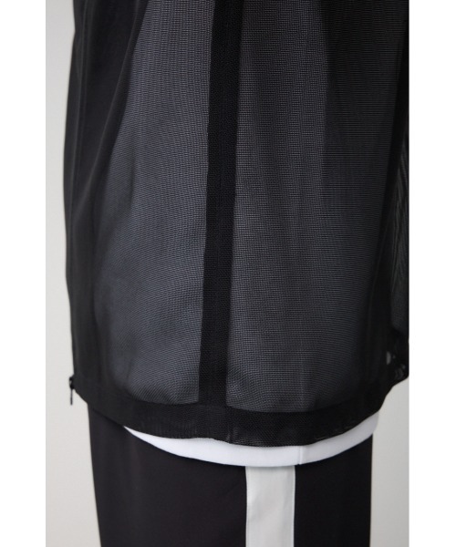 AZUL by moussy（アズールバイマウジー）の「シアーフーディーベスト（ベスト・メンズ・カーキ/グリーン/ブラック・FREE）」の7枚目の写真