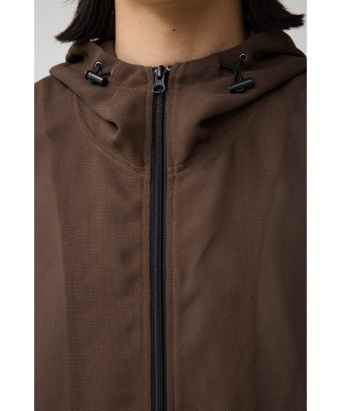 AZUL by moussy（アズールバイマウジー）の「シアーフーディーベスト（ベスト・メンズ・カーキ/グリーン/ブラック・FREE）」の14枚目の写真