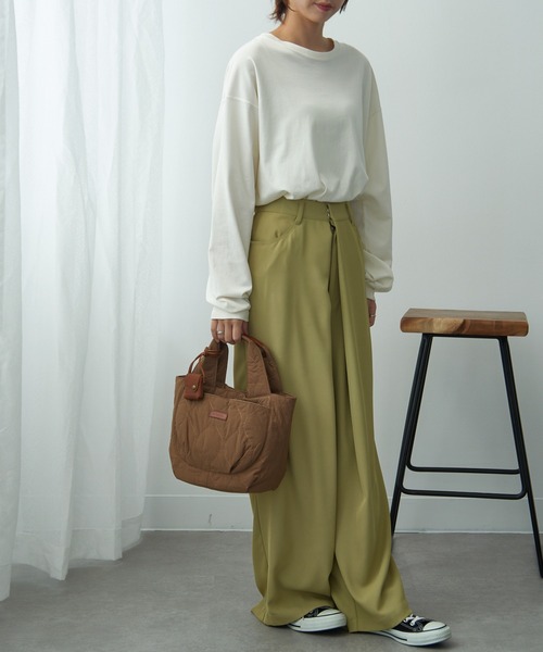 toleur（トーラ）の「【toleur】ナイロンキルティングトート 11930（トートバッグ・レディース・ブラック/ダークベージュ/カーキ/レッド・FREE）」の20枚目の写真