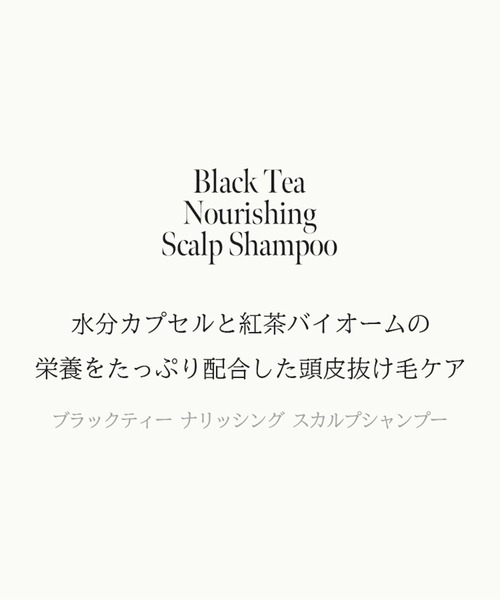 anillo(アニーロ)の「【aniilo/アニーロ】ブラックティー ナリッシング スカルプシャンプー(450ml)(シャンプー・レディース・Black Tea・FREE)」の3枚目の写真