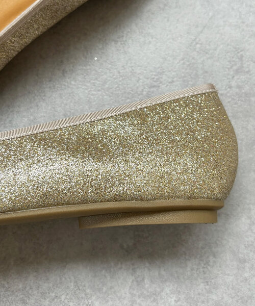 DouDou(ドゥドゥ)の「スクエアバレエ(バレエシューズ・レディース・ピンクベージュ/ブラウン/シルバー/ブラック・24.5cm/23cm/23.5cm/24cm)」の5枚目の写真