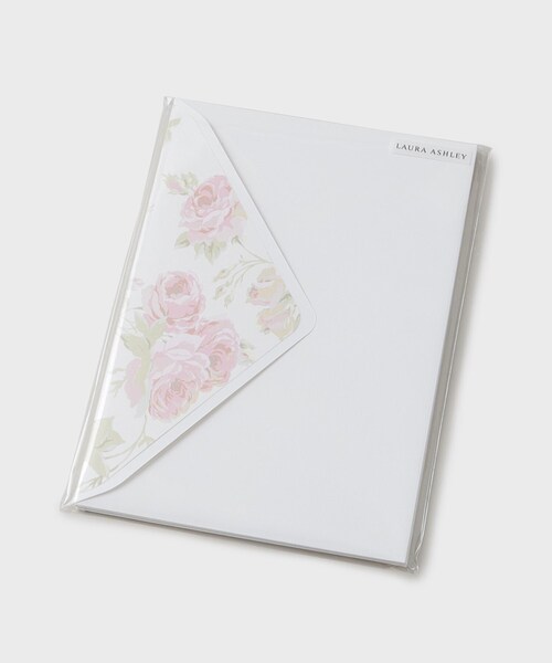 LAURA ASHLEY（ローラアシュレイ）の「ローラ アシュレイ 洋2封筒（手帳/メモ帳・レディース・ピンク系5・00）」の4枚目の写真