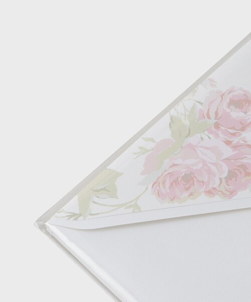 LAURA ASHLEY（ローラアシュレイ）の「ローラ アシュレイ 洋2封筒（手帳/メモ帳・レディース・ピンク系5・00）」の2枚目の写真