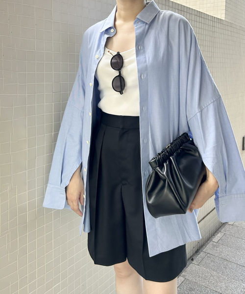 ▽24SS✨美品✨プラージュ オックスフォードシャツ Soft Oxford