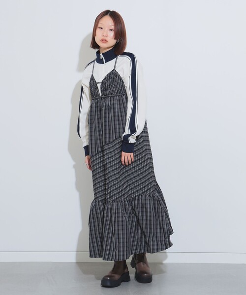 Ray BEAMS（レイビームス）の「ライン ジャージ トラック ジャケット（ジャージ・レディース・ブルー/アイボリー・0/1）」の11枚目の写真