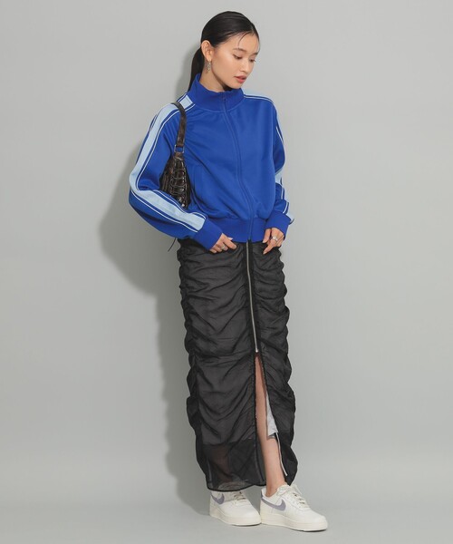 Ray BEAMS（レイビームス）の「ライン ジャージ トラック ジャケット（ジャージ・レディース・ブルー/アイボリー・0/1）」の21枚目の写真