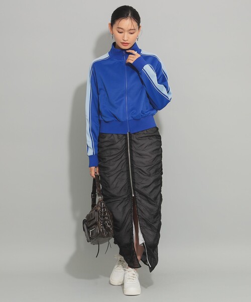 Ray BEAMS（レイビームス）の「ライン ジャージ トラック ジャケット（ジャージ・レディース・ブルー/アイボリー・0/1）」の22枚目の写真