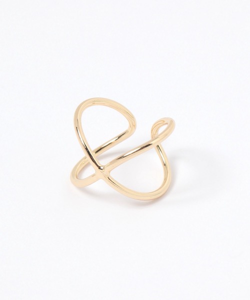 LAKOLE（ラコレ）の「クロスラインワイドリング2 / 137788（リング・レディース・その他2/その他1・FREE）」の2枚目の写真