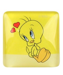 LOONEY TUNES×Flapper Tweety缶バッチミラー（手鏡/メイクミラー